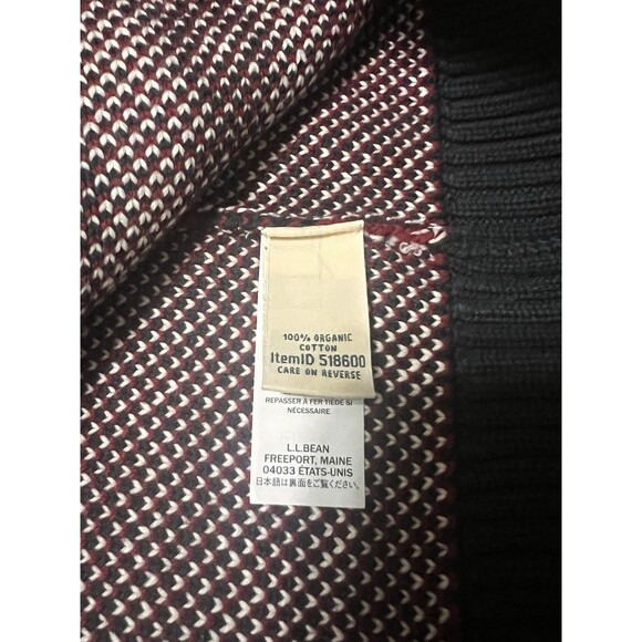 Women's L.L.Bean Heritage Soft Cotton Fisherman Sweater Crewneck Size L - Picture 8 of 9